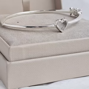 Bubble Heart Bangle