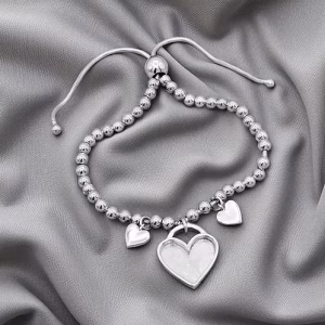 Triple Heart Adjustable Bracelet